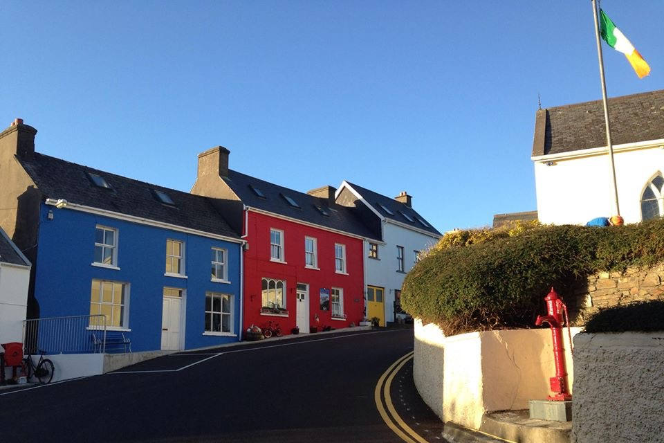 Eyeries Colourful Houses West Cork